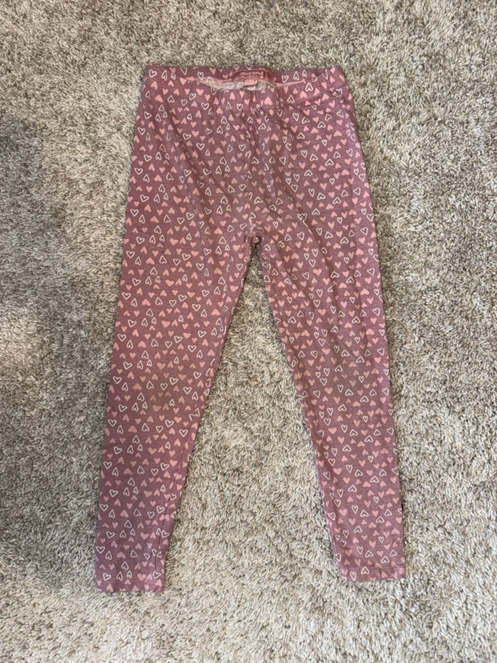 BCBGirls Pink Heart Print Leggings